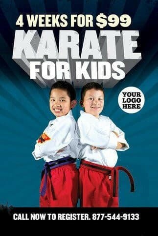 Kids Karate - Special Offer Flyer - Dojo Muscle