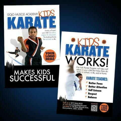 Kids Karate- Success Postcard - Dojo Muscle