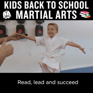 Kids Martial Arts Back To School 1 (Square) - Dojo Muscle