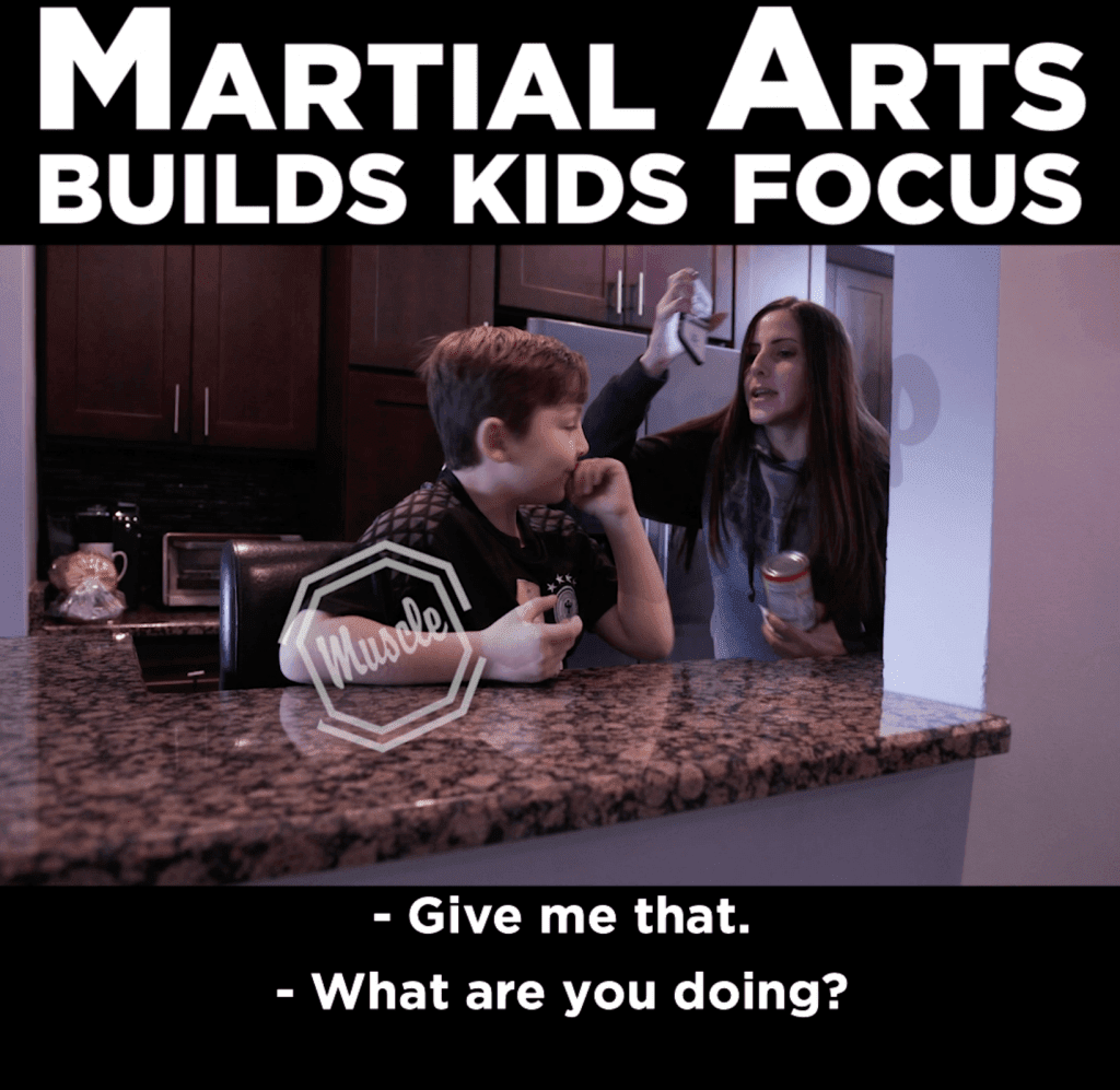 Martial Arts Gets Kids Through Tough Times - Version 1 (Square) - Dojo Muscle