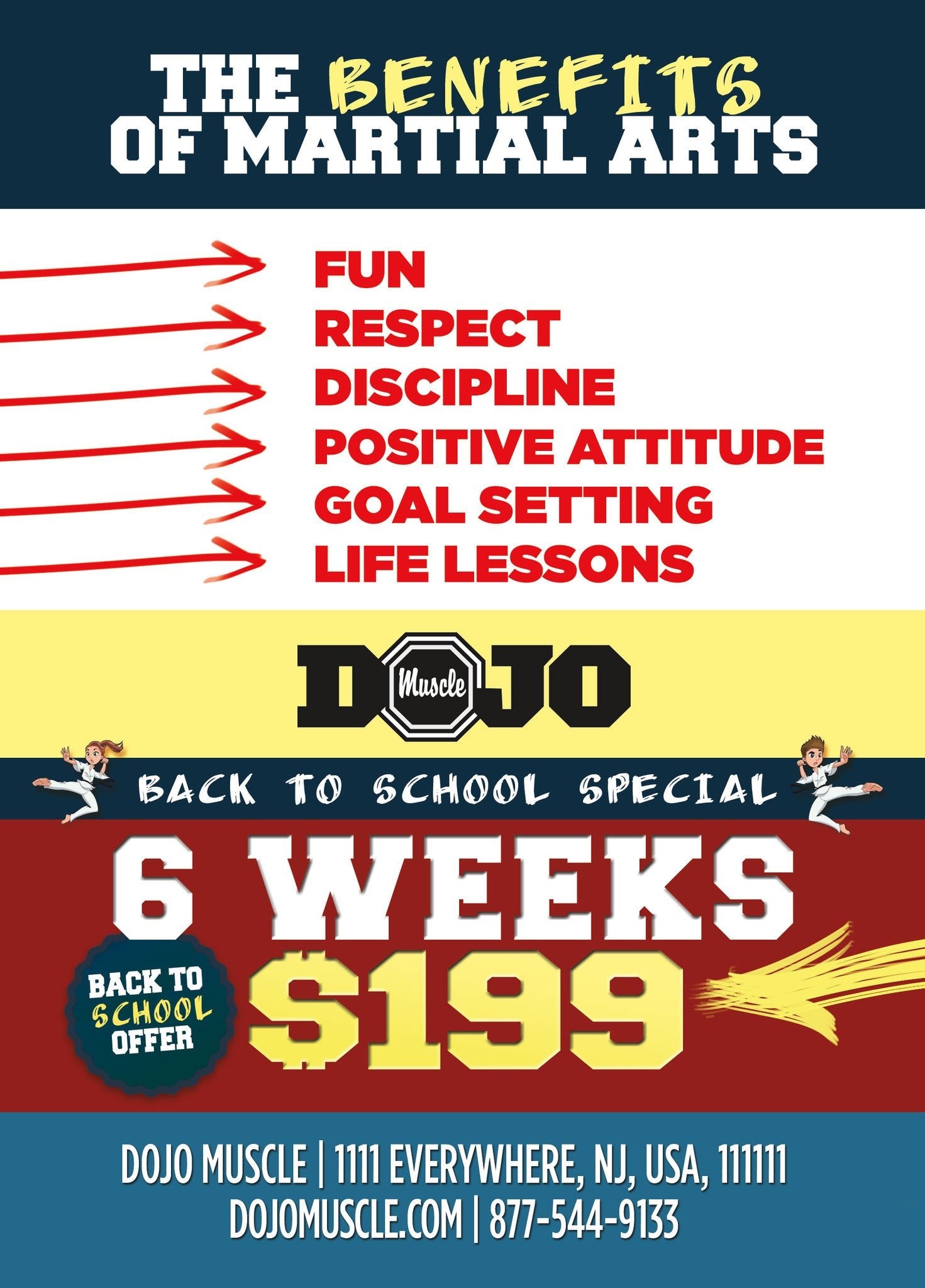 Martial Arts Teaches Kid's A+ Lot! Back To School. - Dojo Muscle