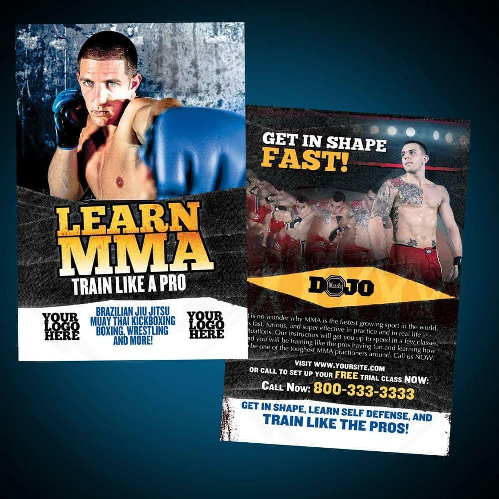 Mixed Martial Arts Postcards - Dojo Muscle