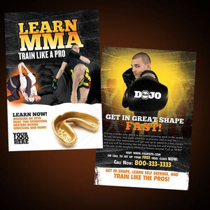 Mixed Martial Arts Postcards - Dojo Muscle
