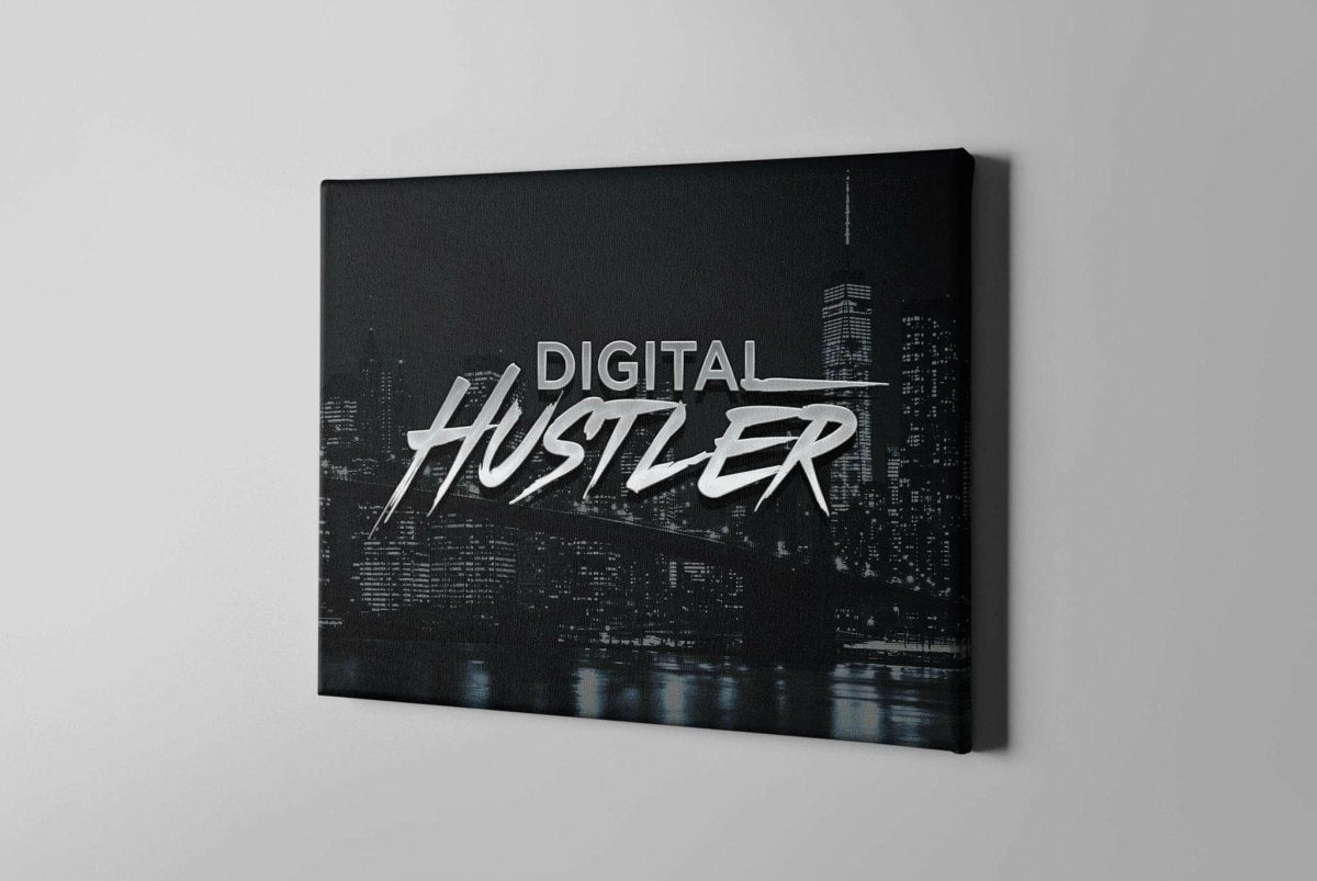 Mounted Wall Art - Digital Hustler - Dojo Muscle