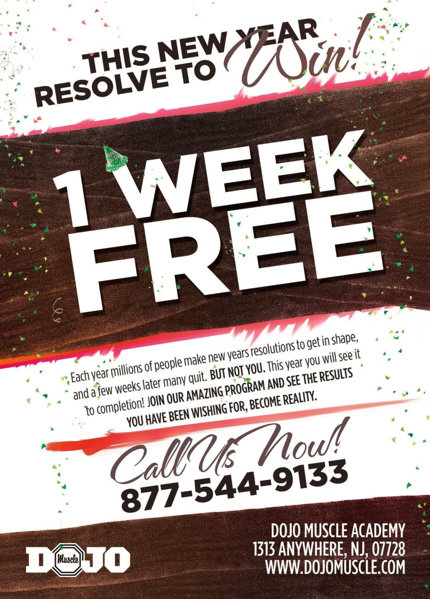 New Years - Kick Start Your Year 3 - Dojo Muscle