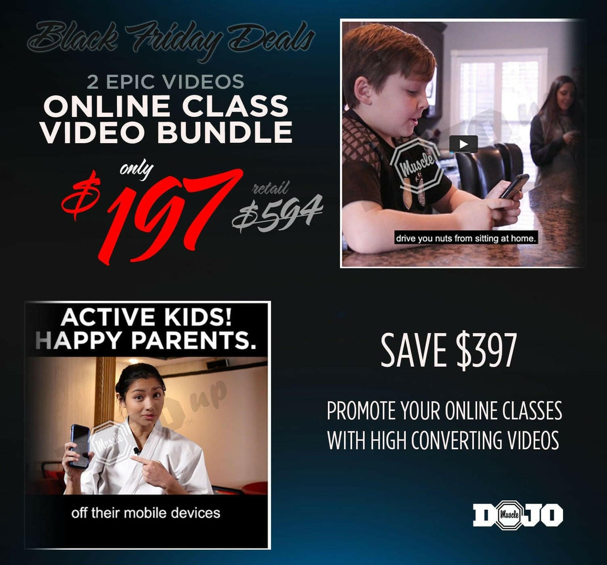 Online Class Black Friday 2020 Bundle - Dojo Muscle