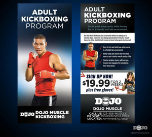 Rack Card Adult Kickboxing 1a - Dojo Muscle
