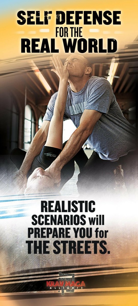 Rack Card Krav Maga Alliance 1f - Dojo Muscle