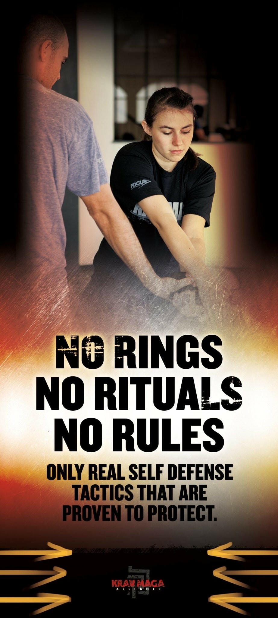 Rack Card Krav Maga Alliance 1h - Dojo Muscle