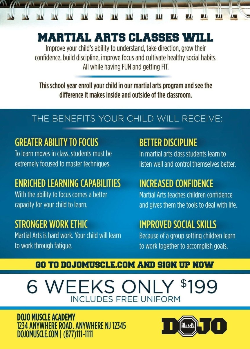 Read, Lead, Succeed Back to School Post Cards 1b - Dojo Muscle