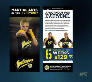 Roufusport Kickboxing Rack Cards 1a - Dojo Muscle