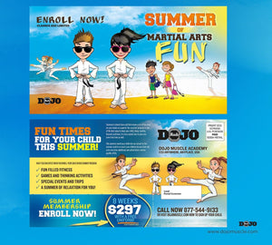 Summer Of Fun EDDM Cards - Dojo Muscle