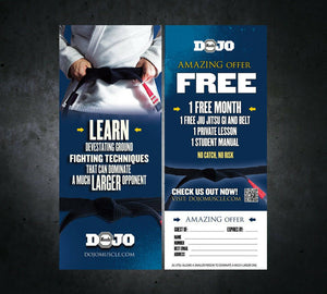 Tear Off Cards - Jiu Jitsu 1 - Dojo Muscle