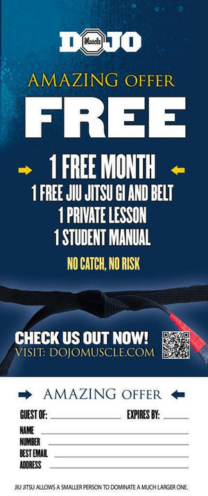 Tear Off Cards - Jiu Jitsu 3 - Dojo Muscle