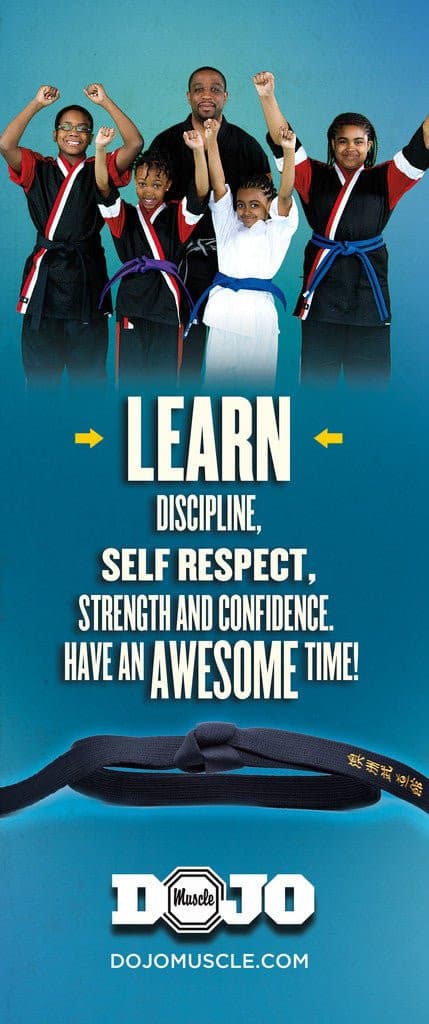 Tear Off Cards - Karate 1 - Dojo Muscle