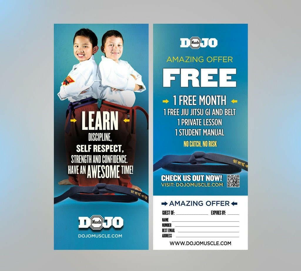 Tear Off Cards - Karate 2 - Dojo Muscle