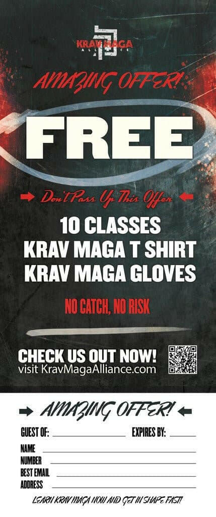 Tear Off Cards - Krav Maga 1 - Dojo Muscle