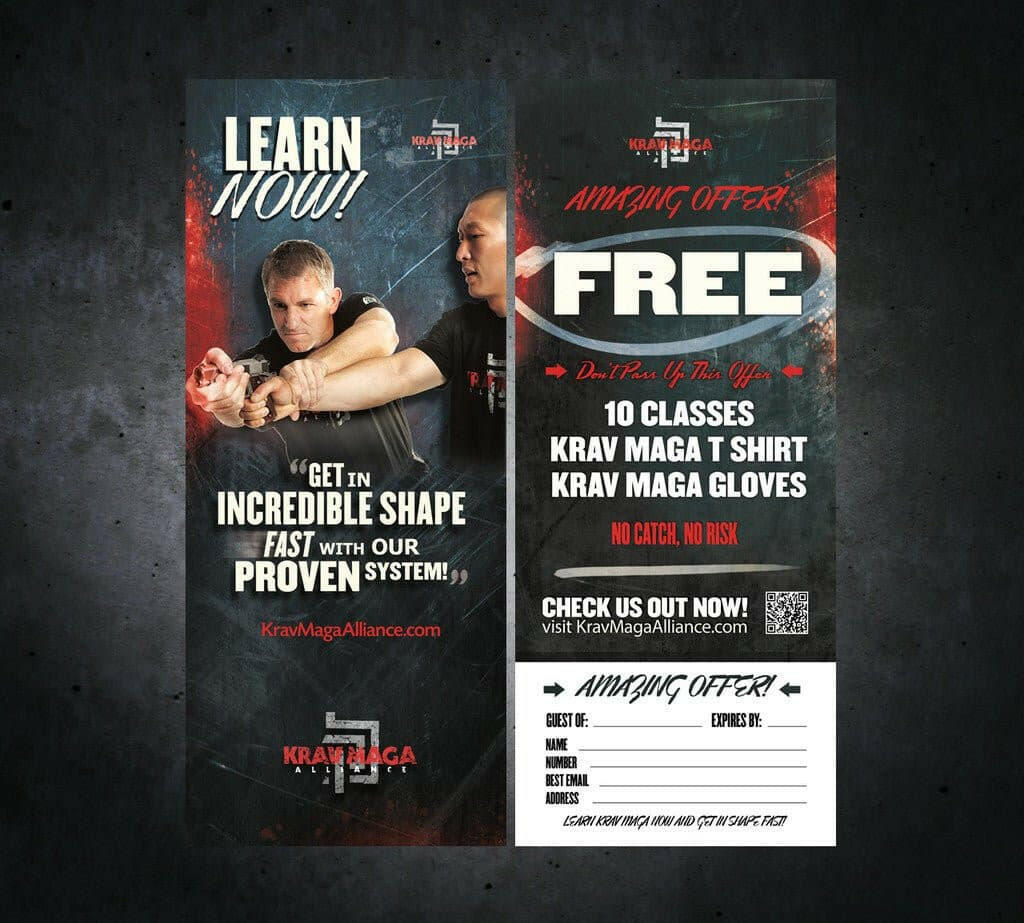 Tear Off Cards - Krav Maga 1 - Dojo Muscle