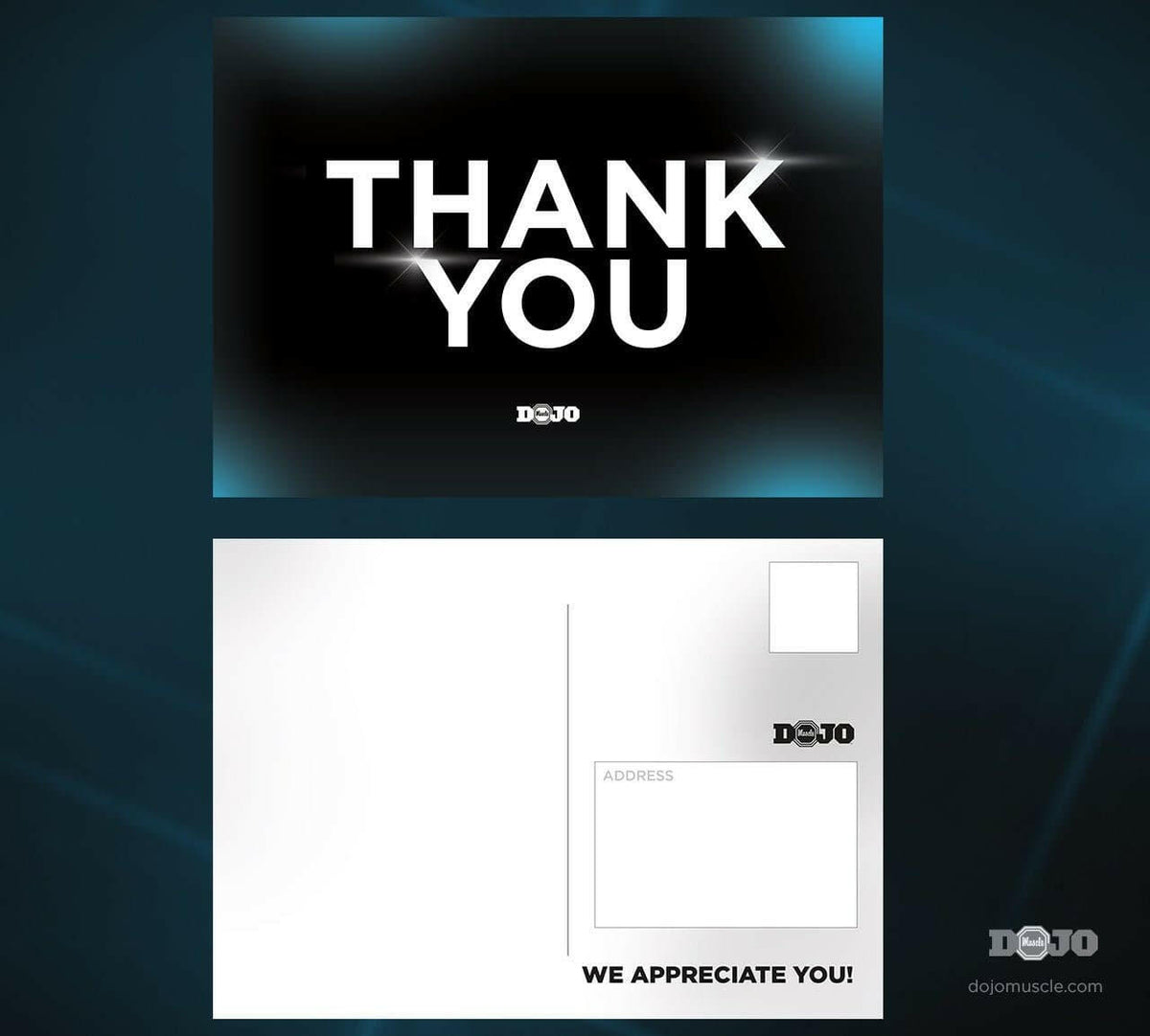 Thank You Cards - Dojo Muscle