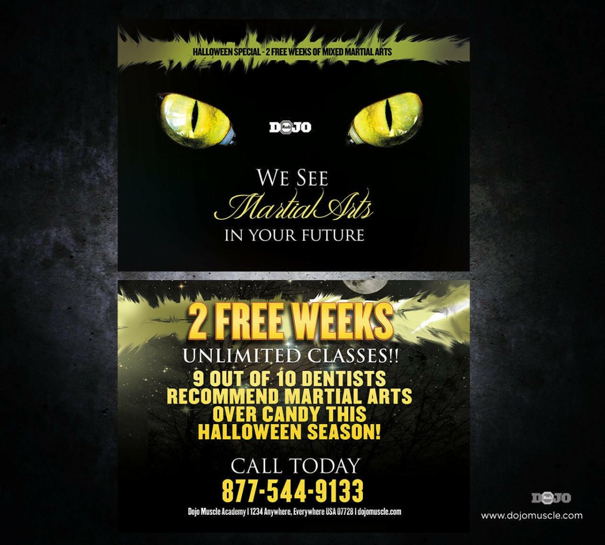 We See Halloween Card - Dojo Muscle