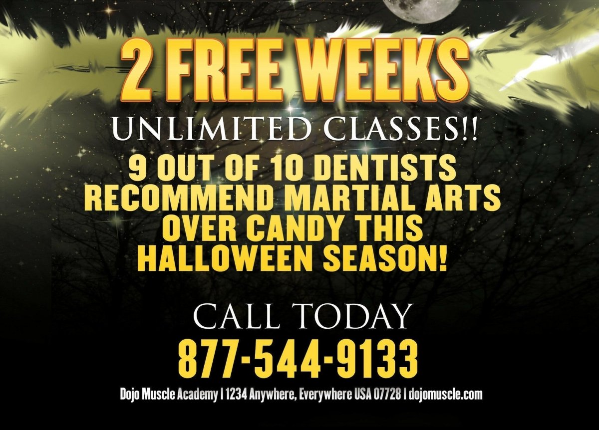 We See Halloween Card - Dojo Muscle